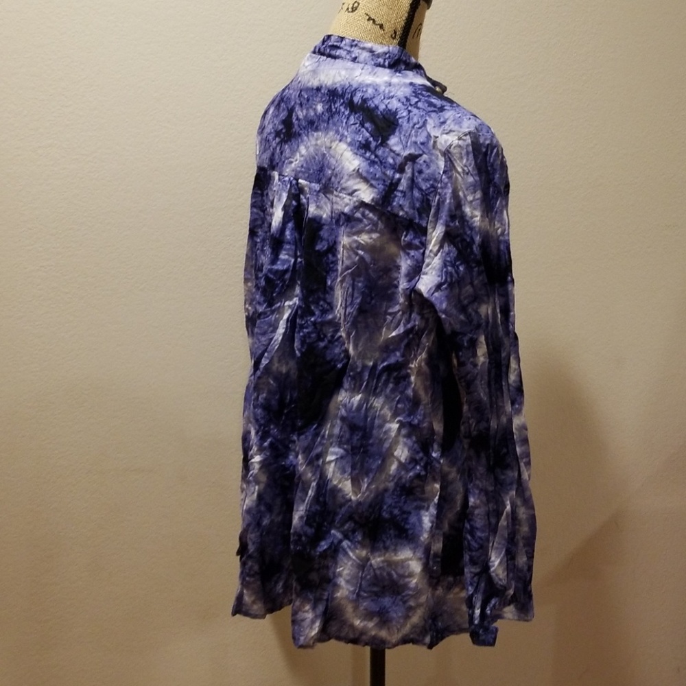 Michael Kors blue and white top - Picture 3 of 6
